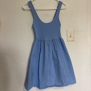 Zara Light Blue Mini Dress